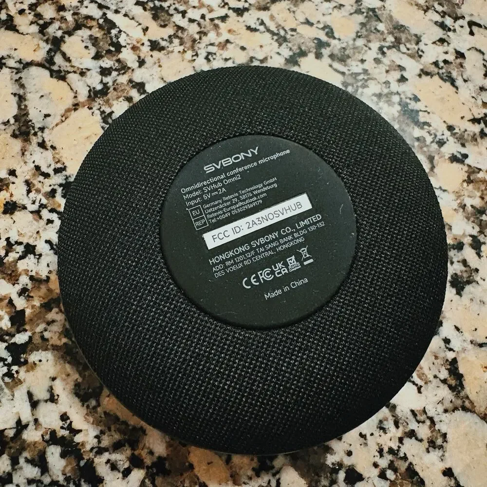 SVBONY SVHub Omni2 Bluetooth Conference Speakerphone 360° Mic